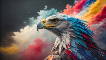 eagle in the sky