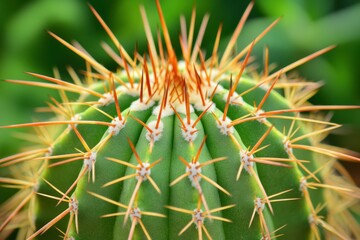 Southern Nevada Desert Landscape with Prickly Cactus in USA