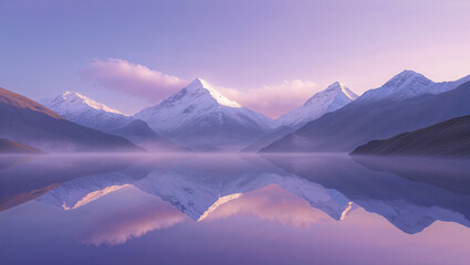 Fototapeta premium mountain landscape with lake