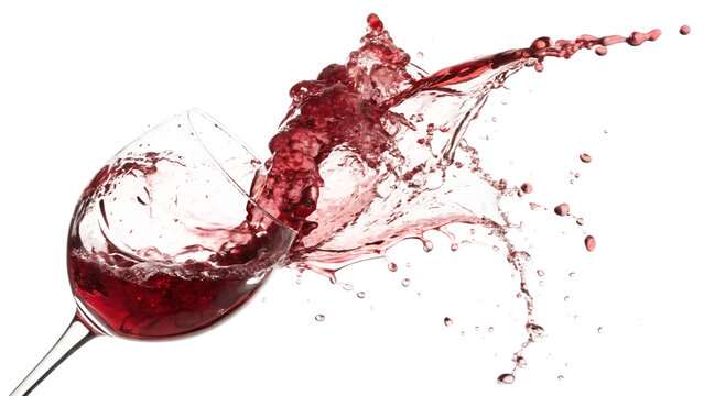 red wine pouring 