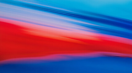 Fototapeta premium blue and red background, speed effect, motion blur, photography