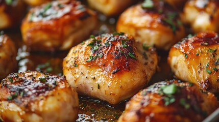 A close-up shot of roasted  on a baking sheet, with golden-brown caramelization and crispy edges, showcasing their delicious transformation through cooking.