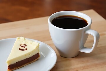 Savoring indulgent coffee and cheesecake treats indoor cozy setting close-up food photography warm atmosphere
