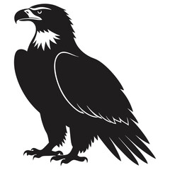 Obraz premium eagle-silhouette vector art
