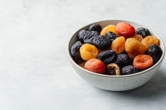 Dried fruit showing natural shrinkage process with vibrant color