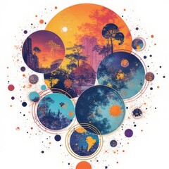 Fototapeta premium Mix modern art