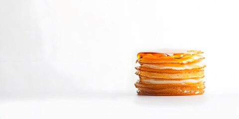 Fototapeta premium Pancake on a white background