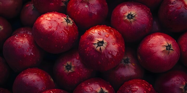 fresh red apples