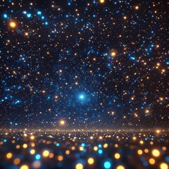 Obraz premium light, christmas, glitter, lights, stars, backgrounds, particle, gold, design, bright, pattern 