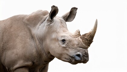 Obraz premium rhino isolated on white background