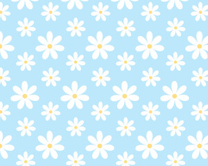 Spring floral pattern. Floral wallpaper, scrapbooking. Vector illustration