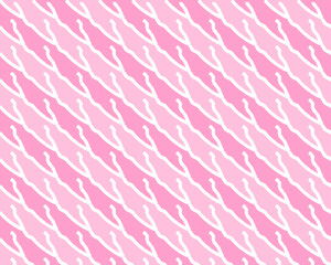 Pink retro background pattern with seamless abstract lines, soft colored line pattern, vector illustration.