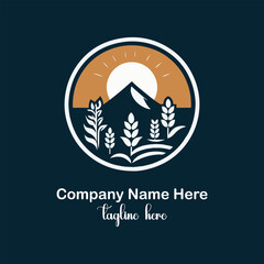 agriculture logo design 