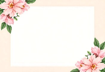 cherry blossoms in pixel style