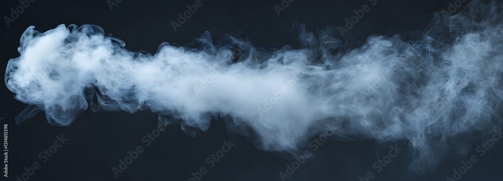 Canvas Prints a soft puff of baby powder forming an ethereal mist on an isolate background