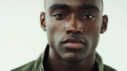 Stylish black man in a jacket, modern aesthetic, clean and confident look