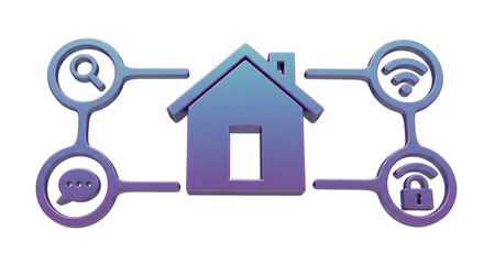 Isolated Smart Home Diagram
