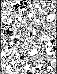 starfish, crab, jellyfish, octopus, submarine, pattern, vector, seamless, cartoon, animal, design, illustration, doodle, wallpaper, flower, art, set, drawing, sketch, decoration, floral, fish, cat, cu