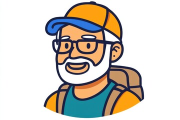 Obraz premium Creating a unique brand for senior influencers to thrive online in a digital environment