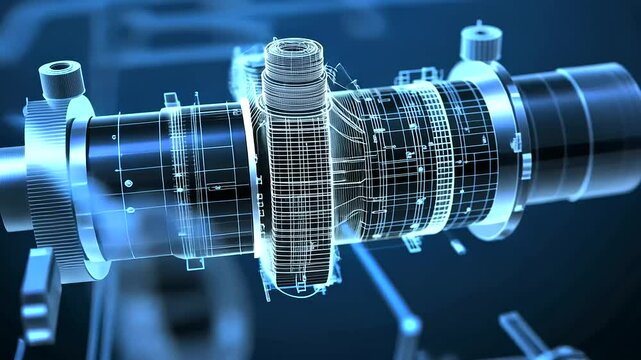 A finely detailed sketch of an automatic control valve integrated into a complex pipeline, highlighting the actuator and feedback mechanism.