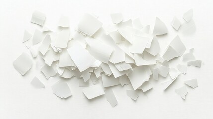 Obraz premium White Broken Pieces On Textured Background