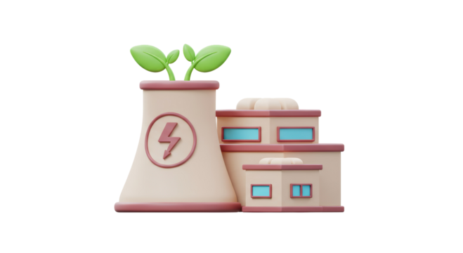 Isolated Nuclear Plant