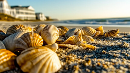 sea shell on the beach