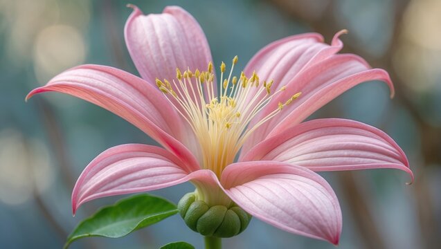 Chilean climbing gazania (Mutisia ilicifolia).