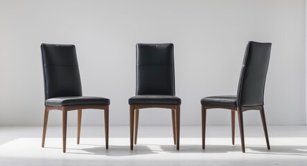 Fototapeta premium Composition of chairs