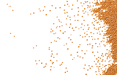 Scattered gold particles against a gold wall