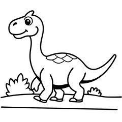 Obraz premium tyrannosaurus dinosaur vector illustration