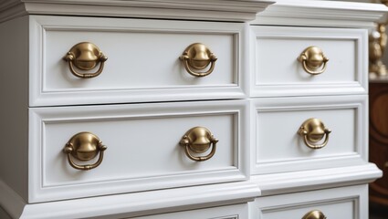 Furniture cabinet handle made of wood