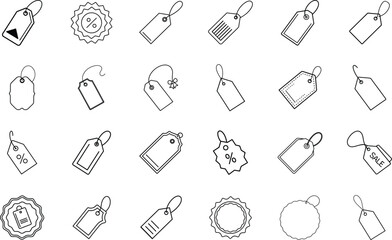 Various Tag Designs Price Tags, Labels, Sale Tags, and More