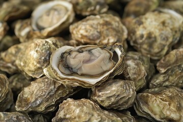 Fresh Oysters with Shells