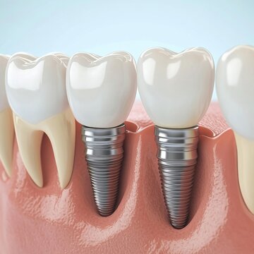 Dental Implants with Healthy Gums: A Close-Up View of Modern Restorative Dentistry Solutions 