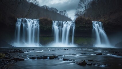 Fototapeta premium Cascading waterfalls