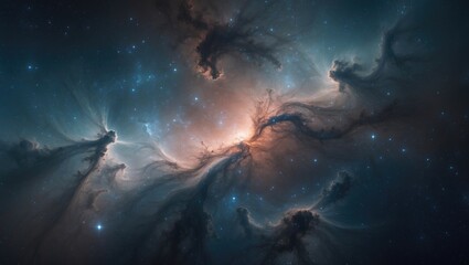 Obraz premium The breathtaking cosmic nebula elements in this image were supplied by.