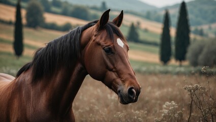 Obraz premium Horse in Tuscany.