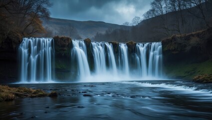 Obraz premium Cascading Waterfalls