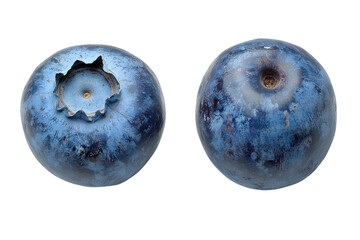 Obraz premium Organic ripe blueberry fruit isolated on transparent background