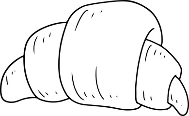 croissant doodle