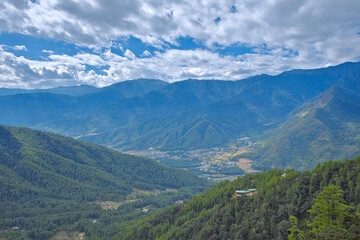 Paro Valley in Bhutan