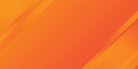 Abstract modern bright orange gradient background. Trendy simple diagonal dynamic geometric stripes vector design