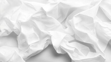 Obraz premium Close-up texture of white tissue paper