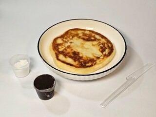 Cheese Potato Bread with white background
