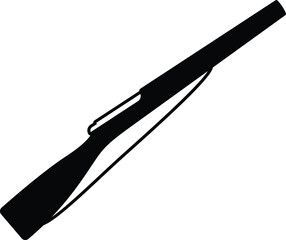 color guard rifle Eps Vector Black and white 