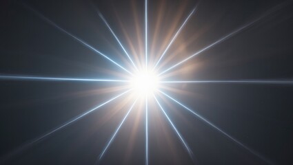 Fototapeta premium Lens Flare, Sun Flare on a dark background object design.