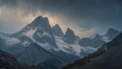 Obraz premium Rocky Mountain range