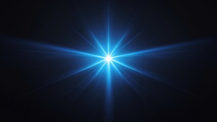 Fototapeta premium Bright lens flare effect