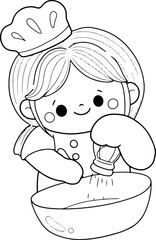 character chef outline